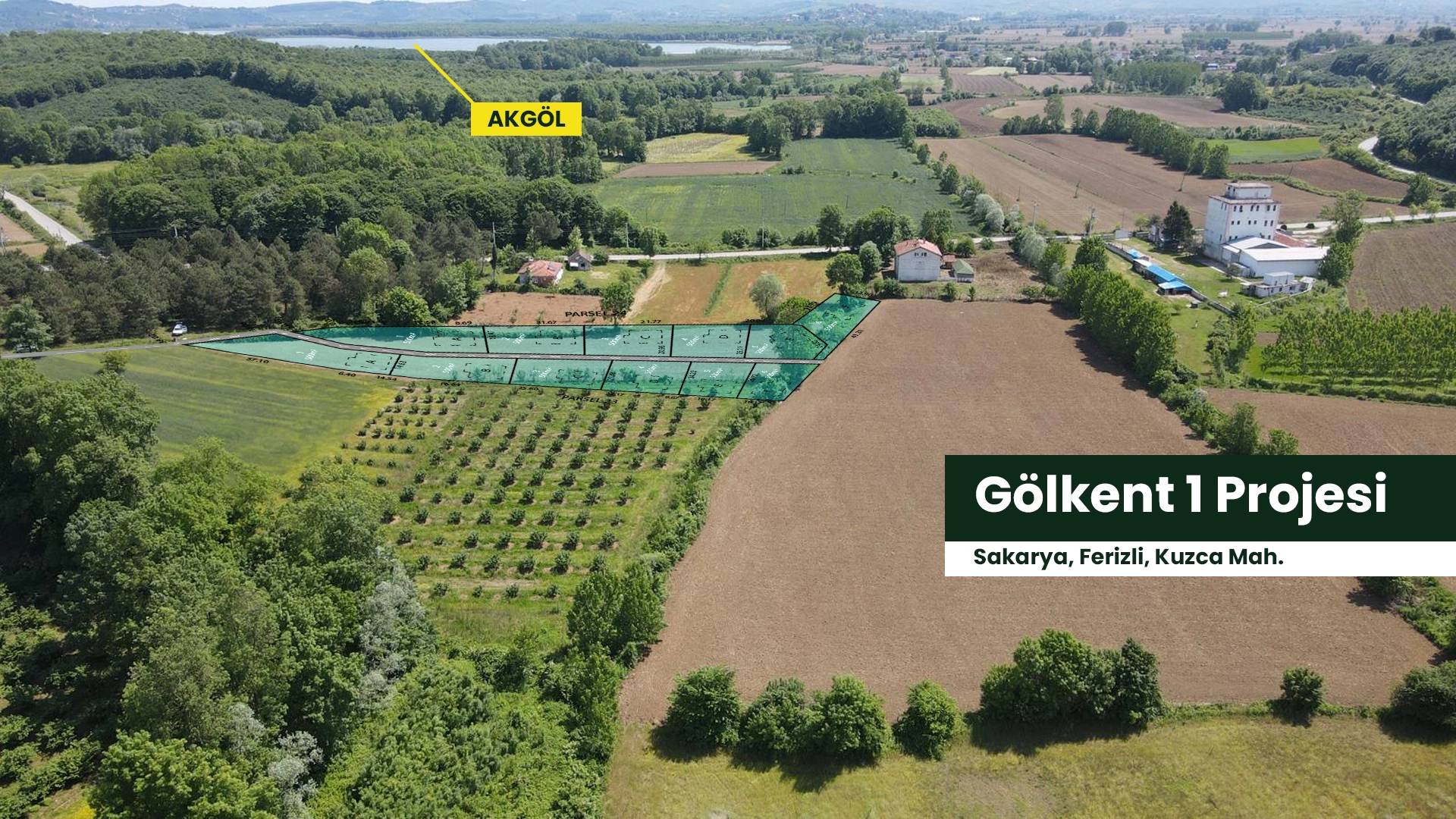 Gölkent Projesi Arsa Festival Sakarya Ferizli Yatırımlık Arsa